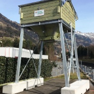 Petit silo carré en bois 5m3 à Altdorf