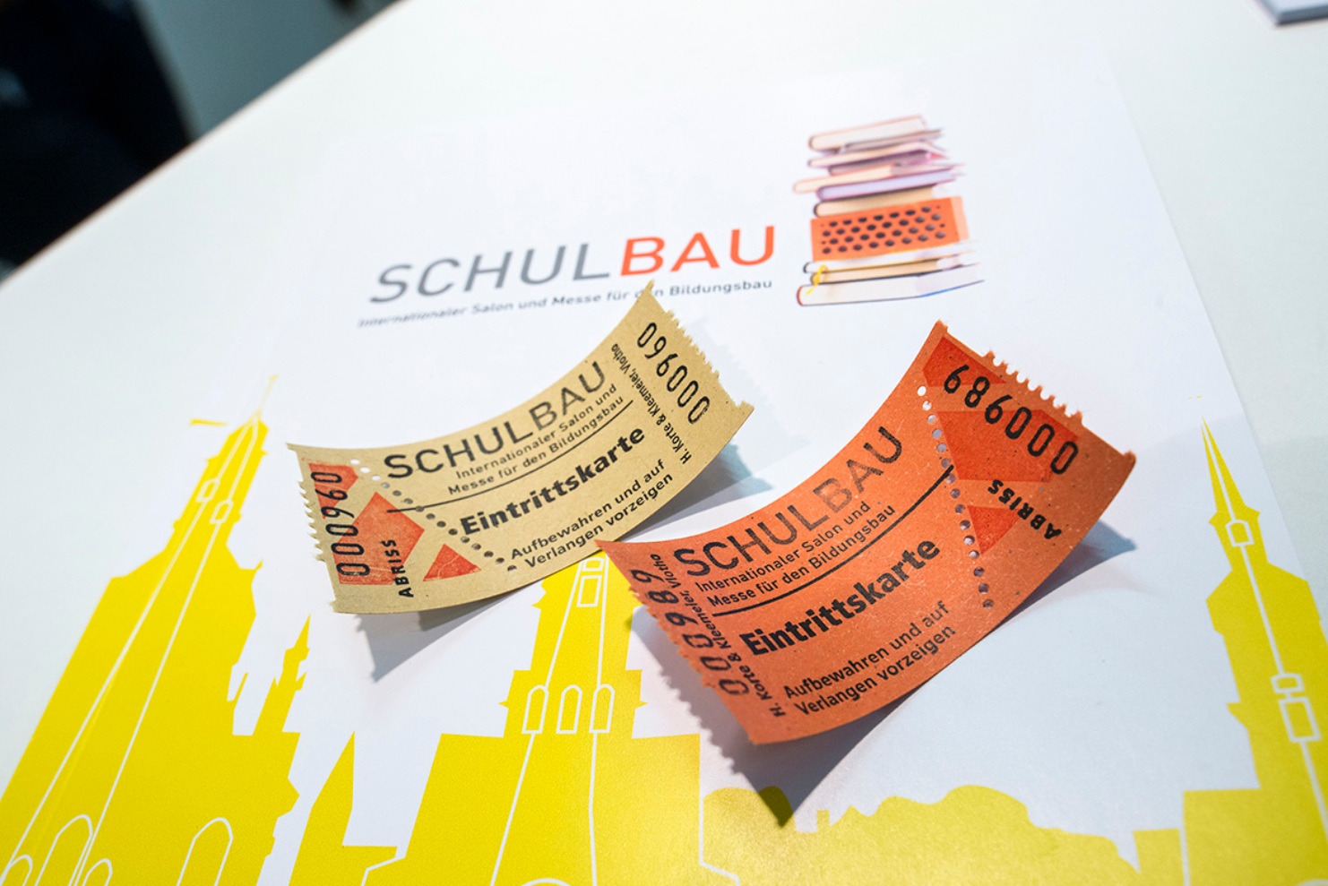 Les tickets d’entrée pour le salon SCHULBAU à Berlin étaient convoités
