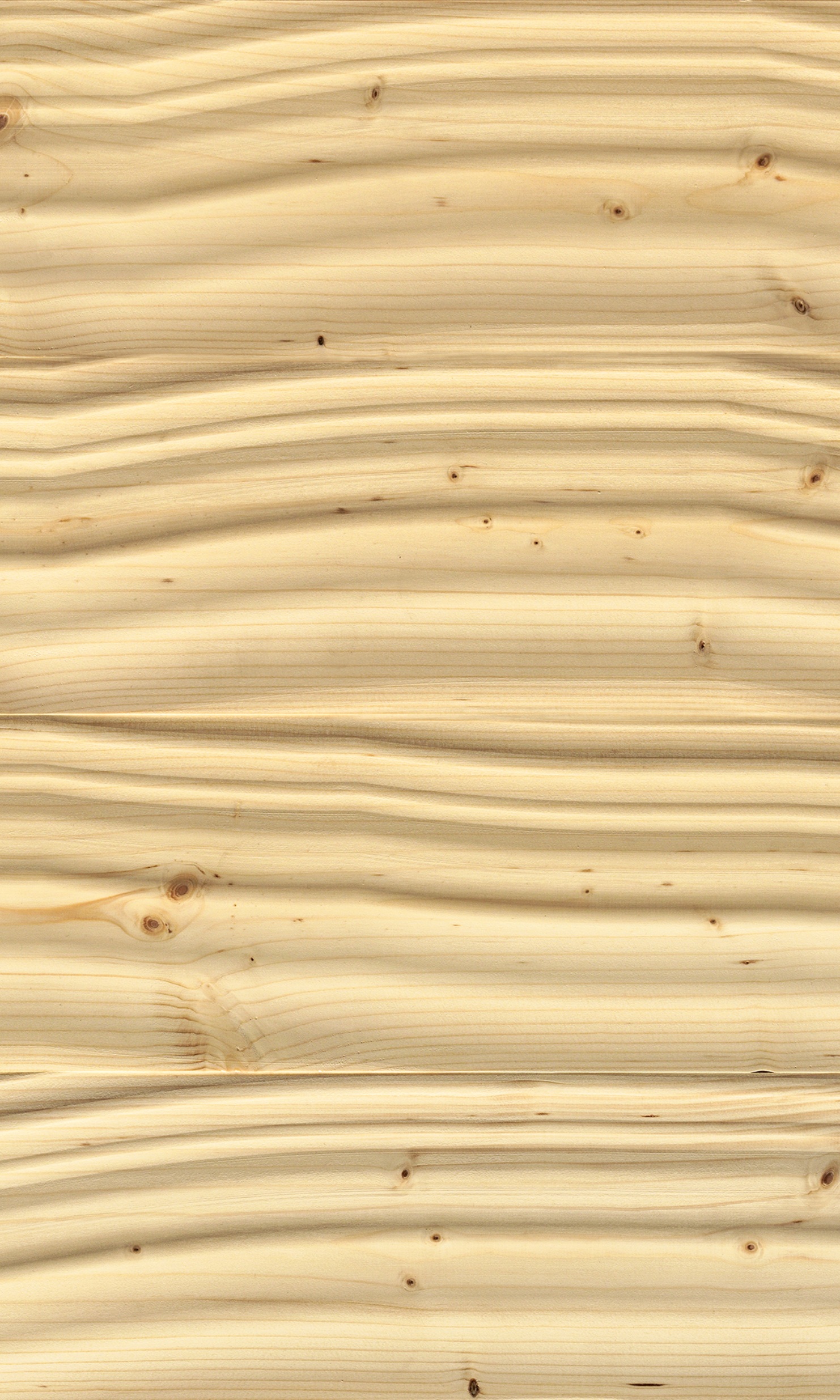 Façade à surface structurée en bois d’épicéa / de sapin naturel