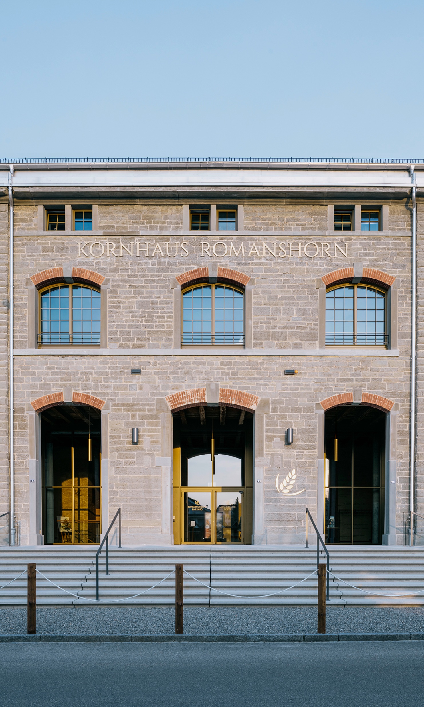 Entrance of the Kornhaus with historical facade