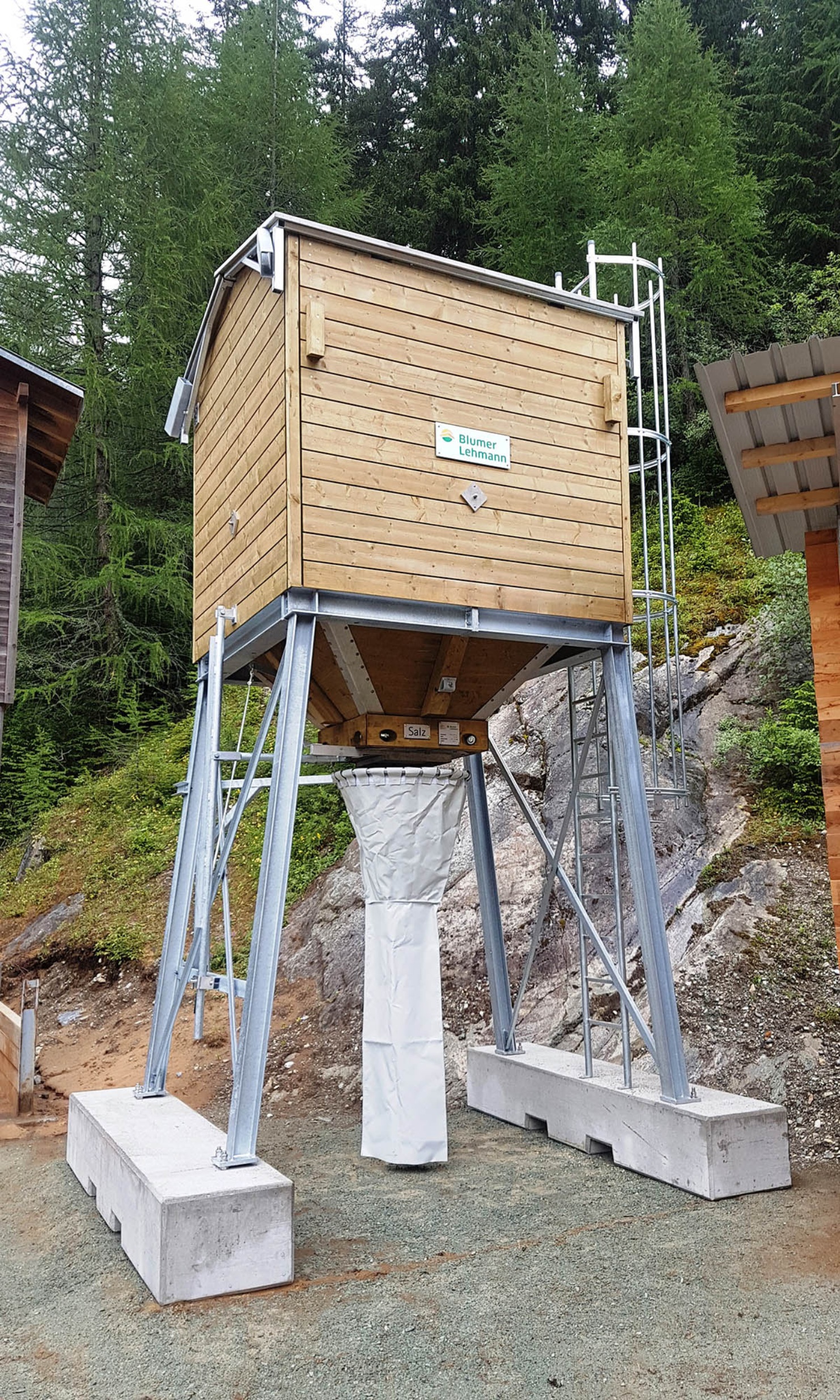 Small timber silo 10m3 in Ferrera