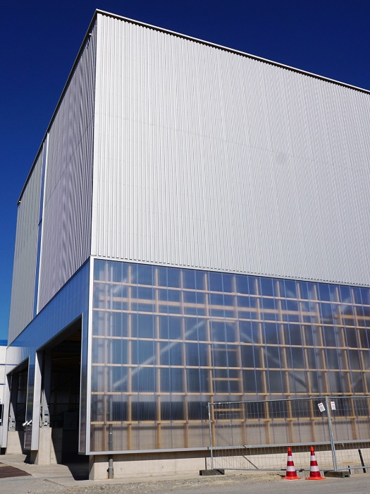 Modular silo facility for gritting materials in Fribourg